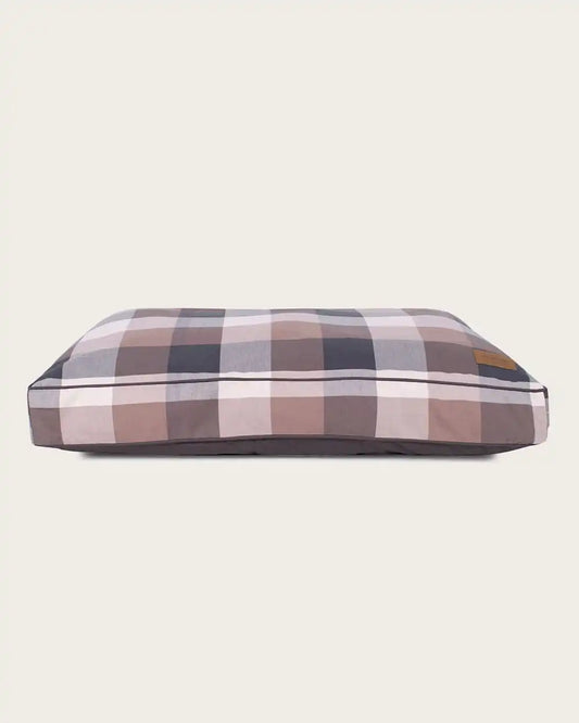BLOCK PLAID PET BED - NAPPER