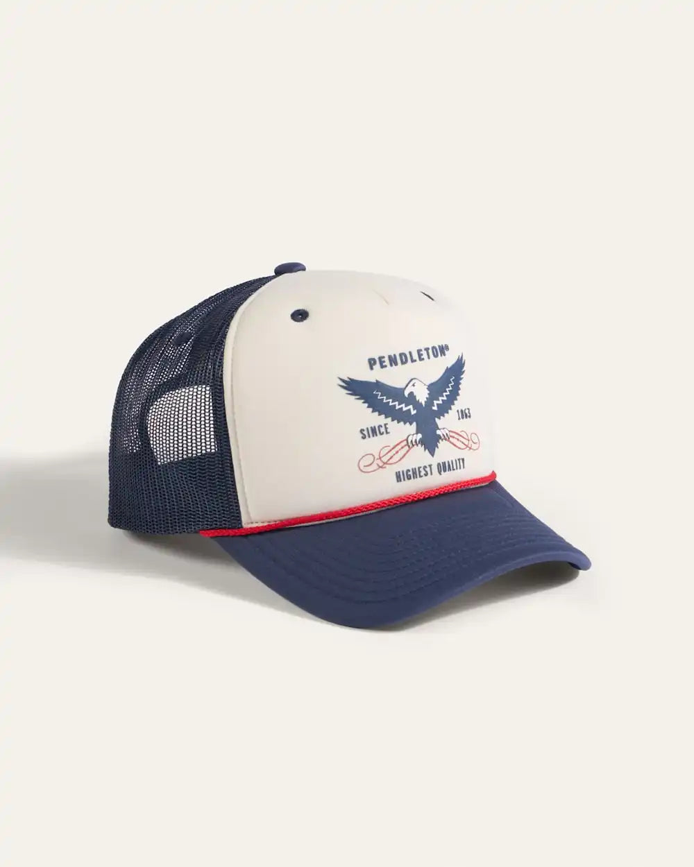 EAGLE FIVE PANEL TRUCKER HAT