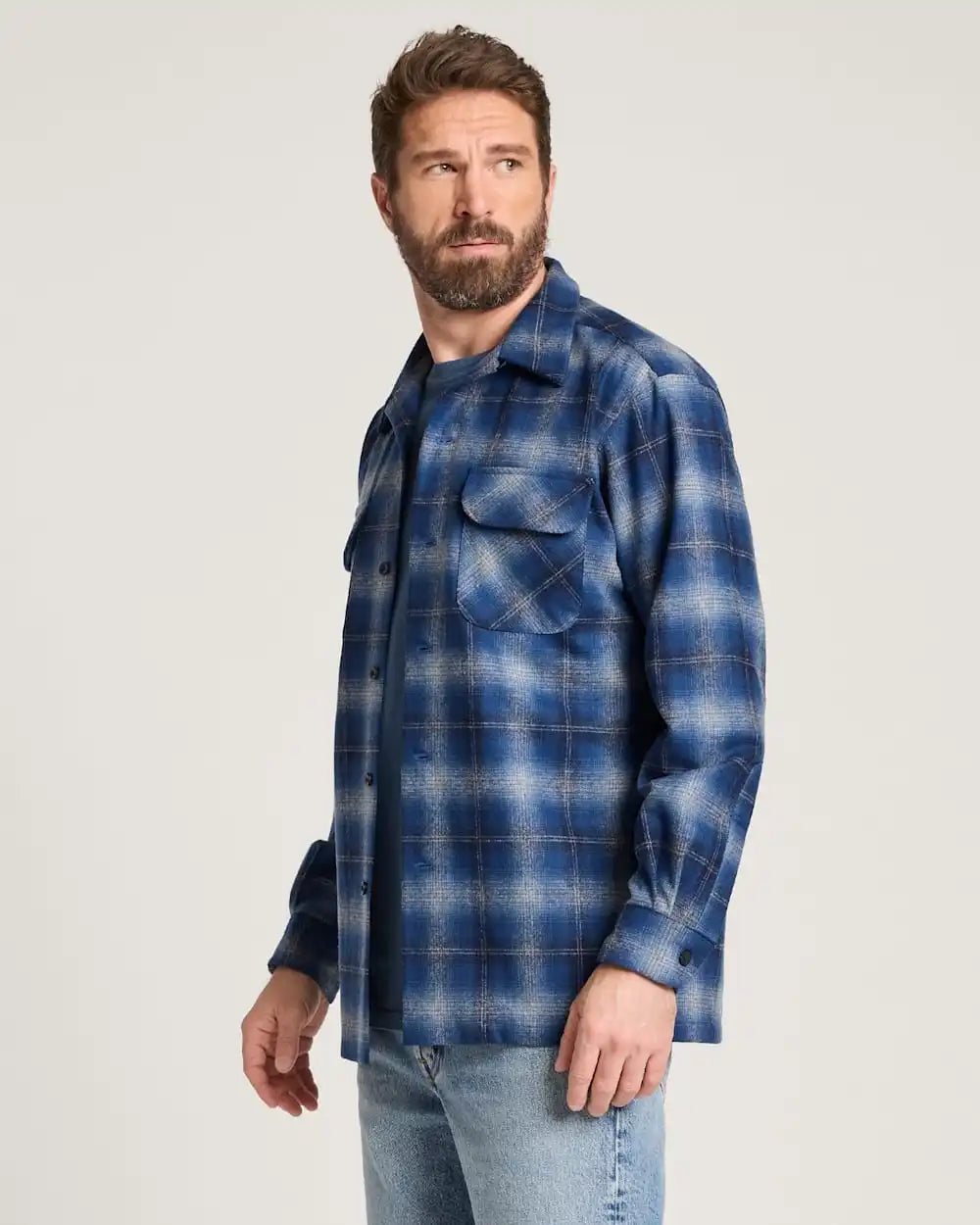 MEN'S PLAID BOARD SHIRT