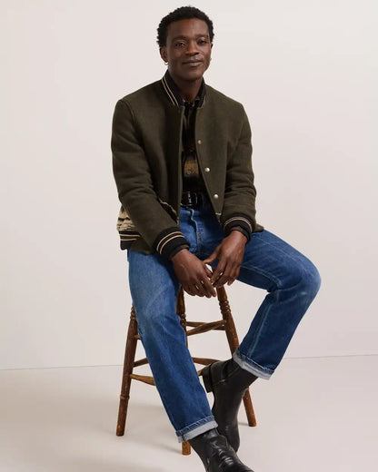 MEN'S LOOKOUT VALLEY VARSITY WOOL JACKET