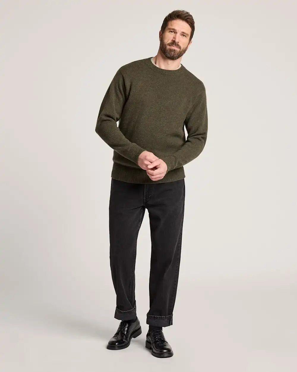 MEN'S SHETLAND COLLECTION SWEATER