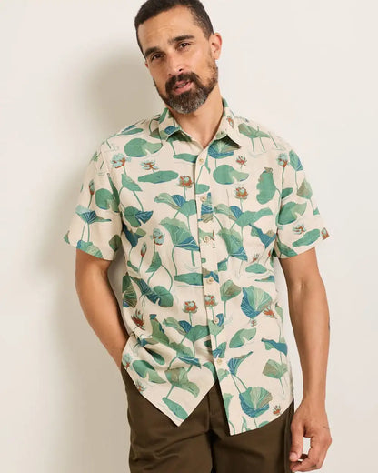 MEN'S SHORT-SLEEVE SHORELINE LINEN SHIRT