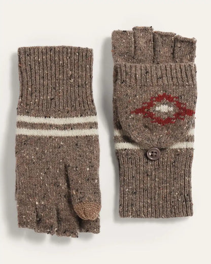 BISON LAMBSWOOL CONVERTIBLE MITTENS