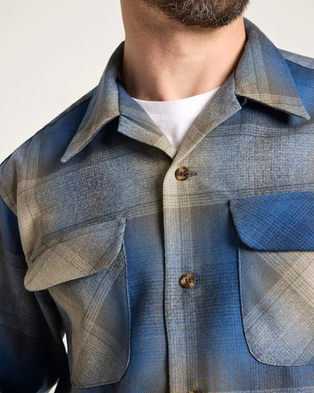 MEN'S PLAID BOARD SHIRT
