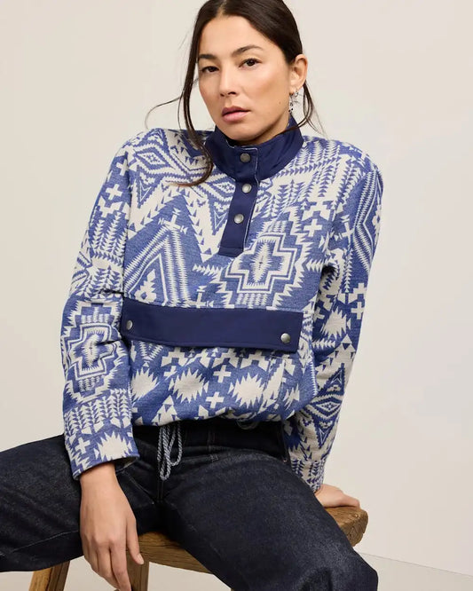 WOMEN'S DOUBLESOFT HALF-SNAP PULLOVER