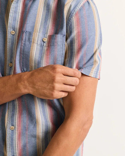 MEN'S SHORT-SLEEVE STRIPE BAYSIDE SHIRT