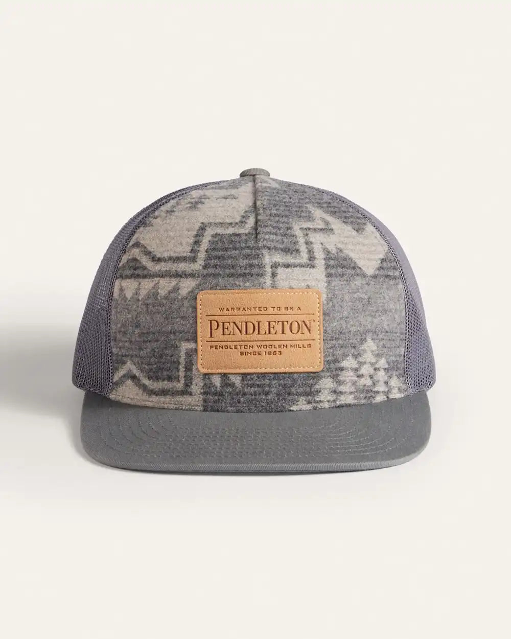 HARDING WOOL FIVE PANEL TRUCKER HAT
