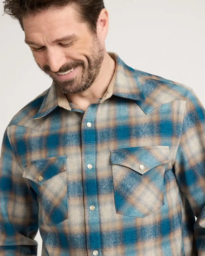 MEN'S PLAID SNAP-FRONT WESTERN CANYON SHIRT
