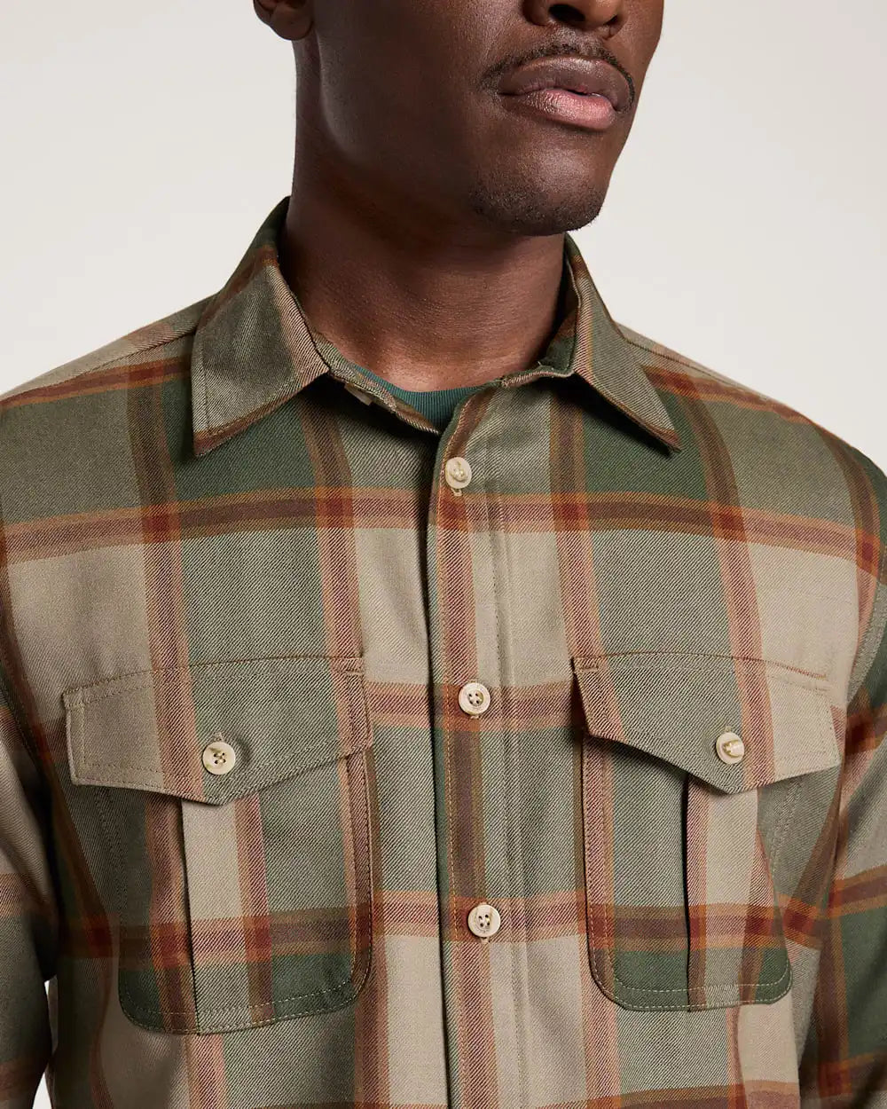 MEN'S MEN'S PLAID HARRISON MERINO SHIRT