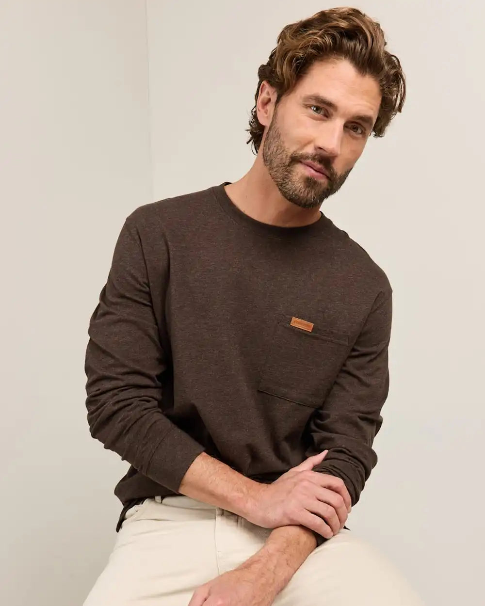 MEN'S LONG-SLEEVE DESCHUTES POCKET TEE