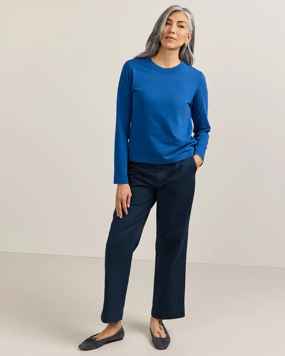 WOMEN'S LONG-SLEEVE DESCHUTES TEE