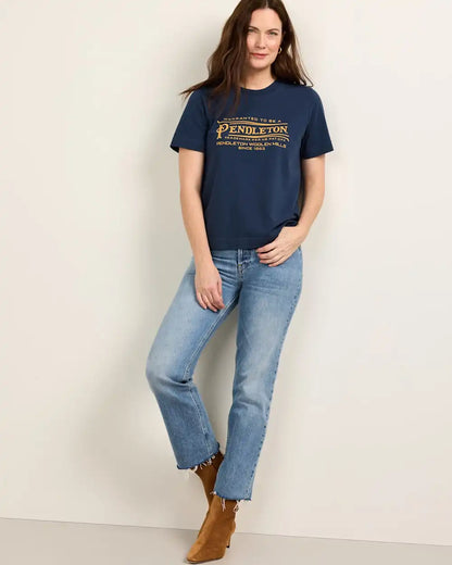 WOMEN'S SHORT-SLEEVE DESCHUTES LOGO GRAPHIC TEE