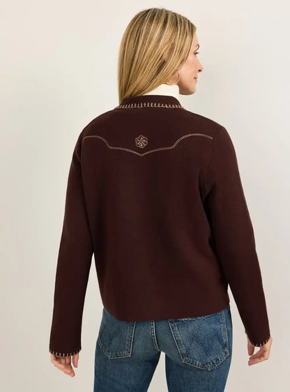 WOMEN'S EMBROIDERED SOUVENIR CARDIGAN