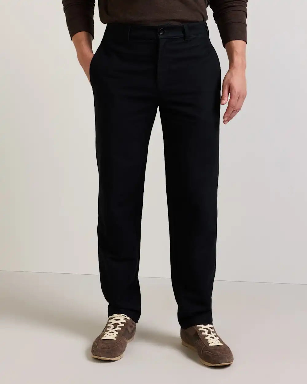 MEN'S RELAXED MOLESKIN CHINO PANTS