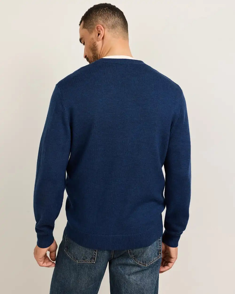 MEN'S MERINO V-NECK SWEATER