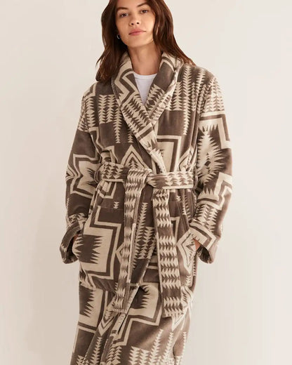 WOMEN'S COTTON TERRY VELOUR BATHROBE