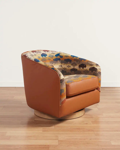 PRAIRIE RUSH HOUR BARREL CHAIR