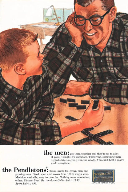 MEN'S PLAID BOARD SHIRT