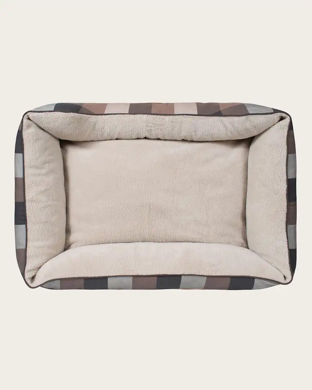 BLOCK PLAID PET BED - KUDDLER