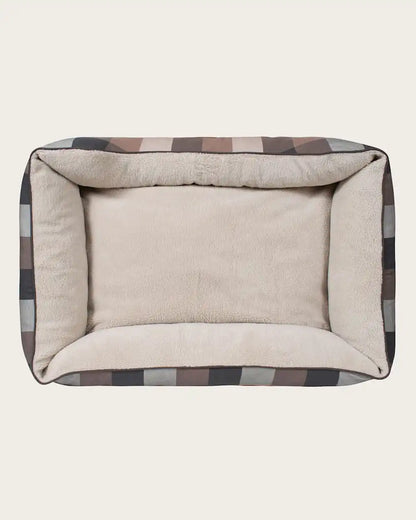 BLOCK PLAID PET BED - KUDDLER