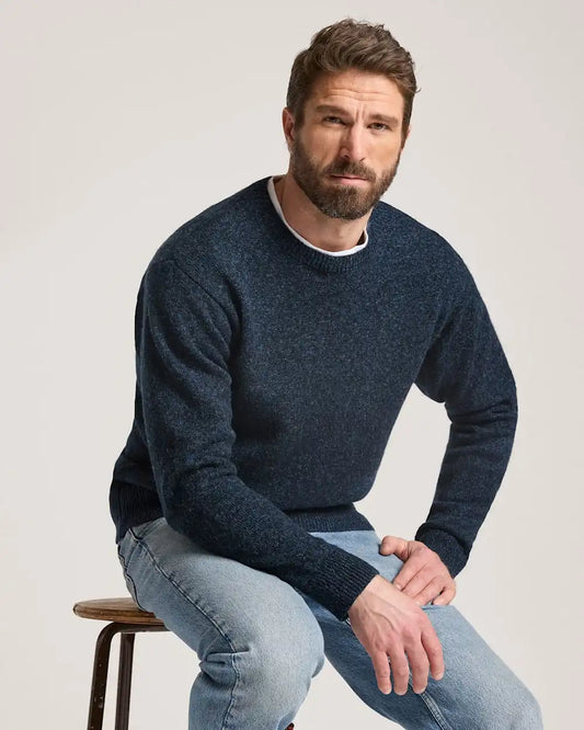 MEN'S SHETLAND COLLECTION SWEATER