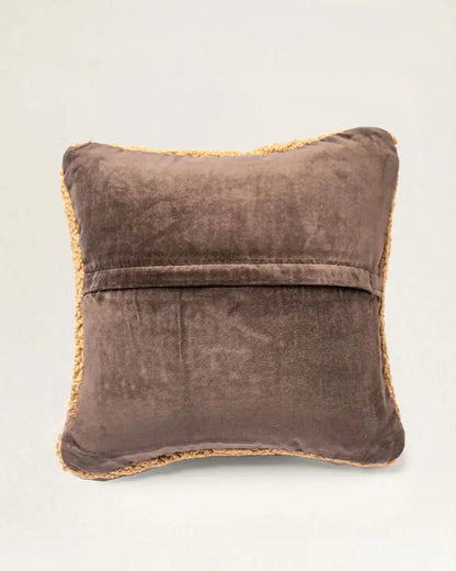 BUFFALO HOOKED SQUARE PILLOW