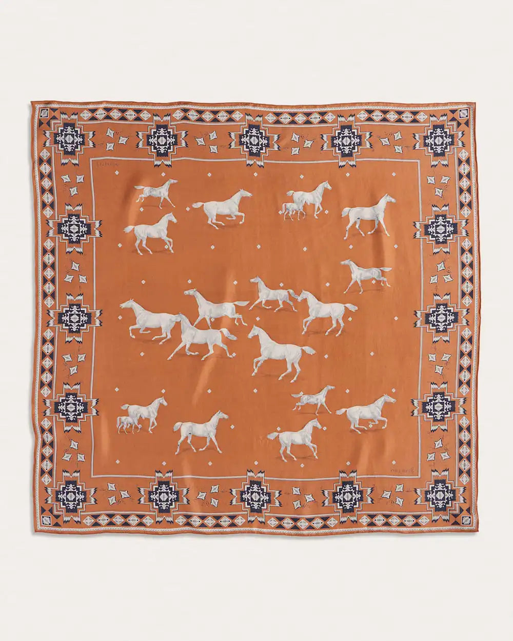 HERD OF HORSES SILK SCARF