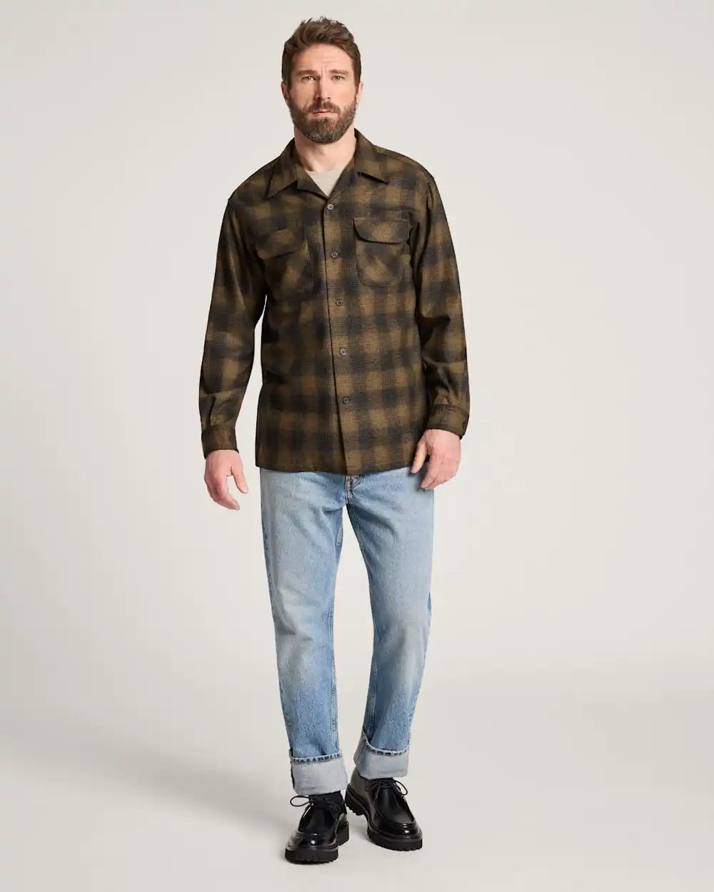 MEN'S PLAID BOARD SHIRT