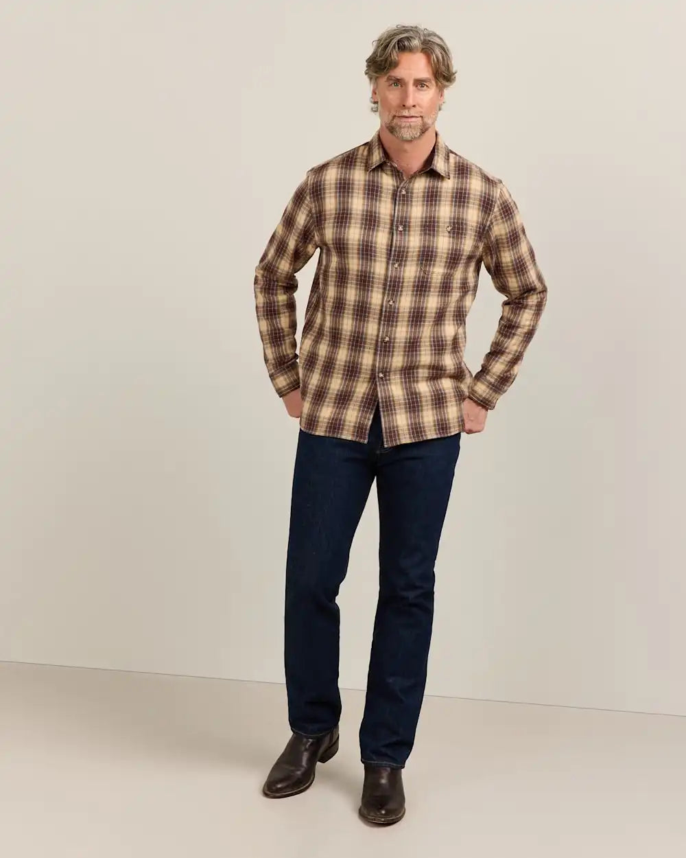 MEN'S PLAID COTTON FREMONT FLANNEL SHIRT