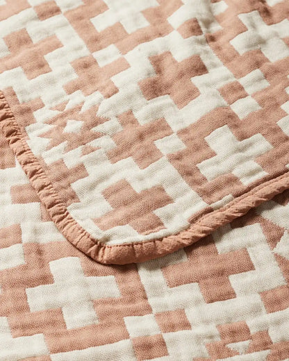 BLUE RIDGE ORGANIC COTTON BABY BLANKET