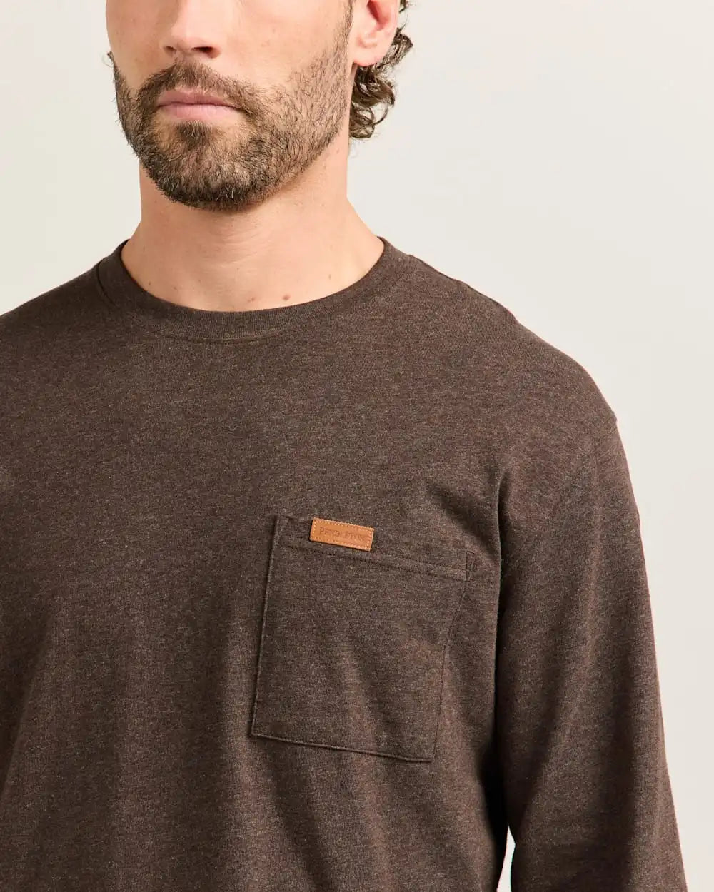 MEN'S LONG-SLEEVE DESCHUTES POCKET TEE
