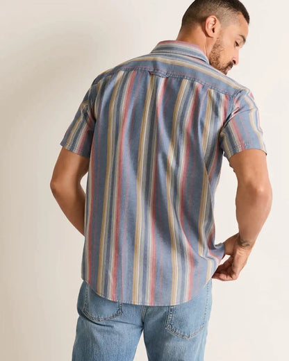MEN'S SHORT-SLEEVE STRIPE BAYSIDE SHIRT
