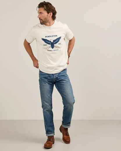 MEN'S SHORT-SLEEVE DESCHUTES EAGLE GRAPHIC TEE