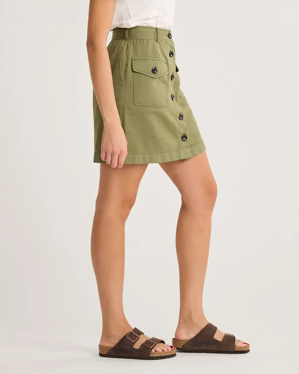 WOMEN'S UTILITY COTTON/LINEN SKIRT