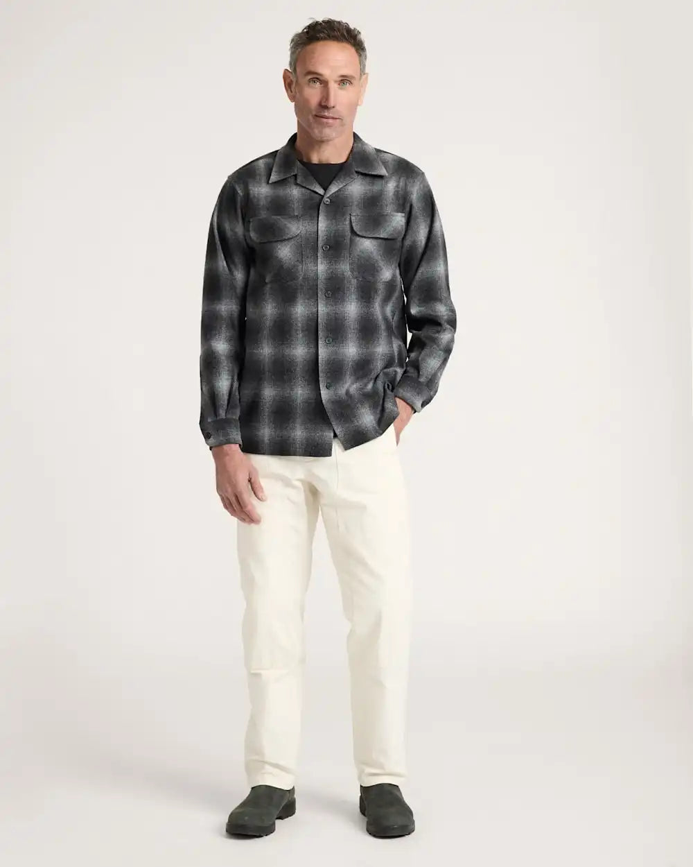 MEN'S PLAID BOARD SHIRT