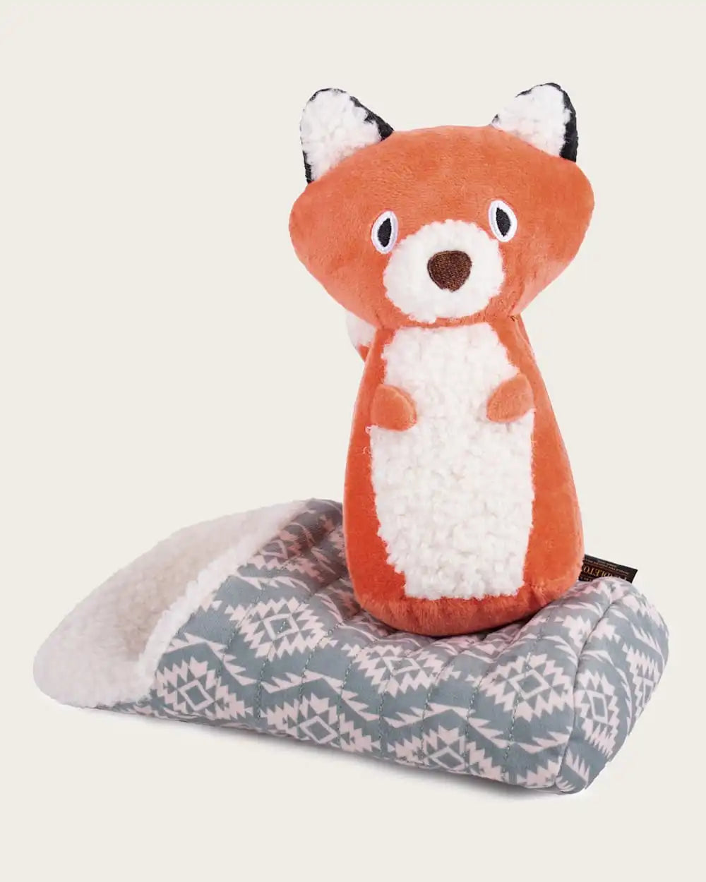 PET PLUSH CAMPING FOX TOY