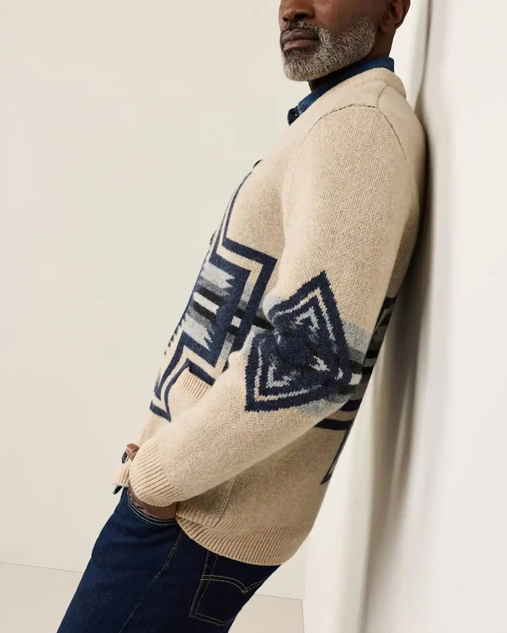 MEN'S HARDING LAMBSWOOL CARDIGAN