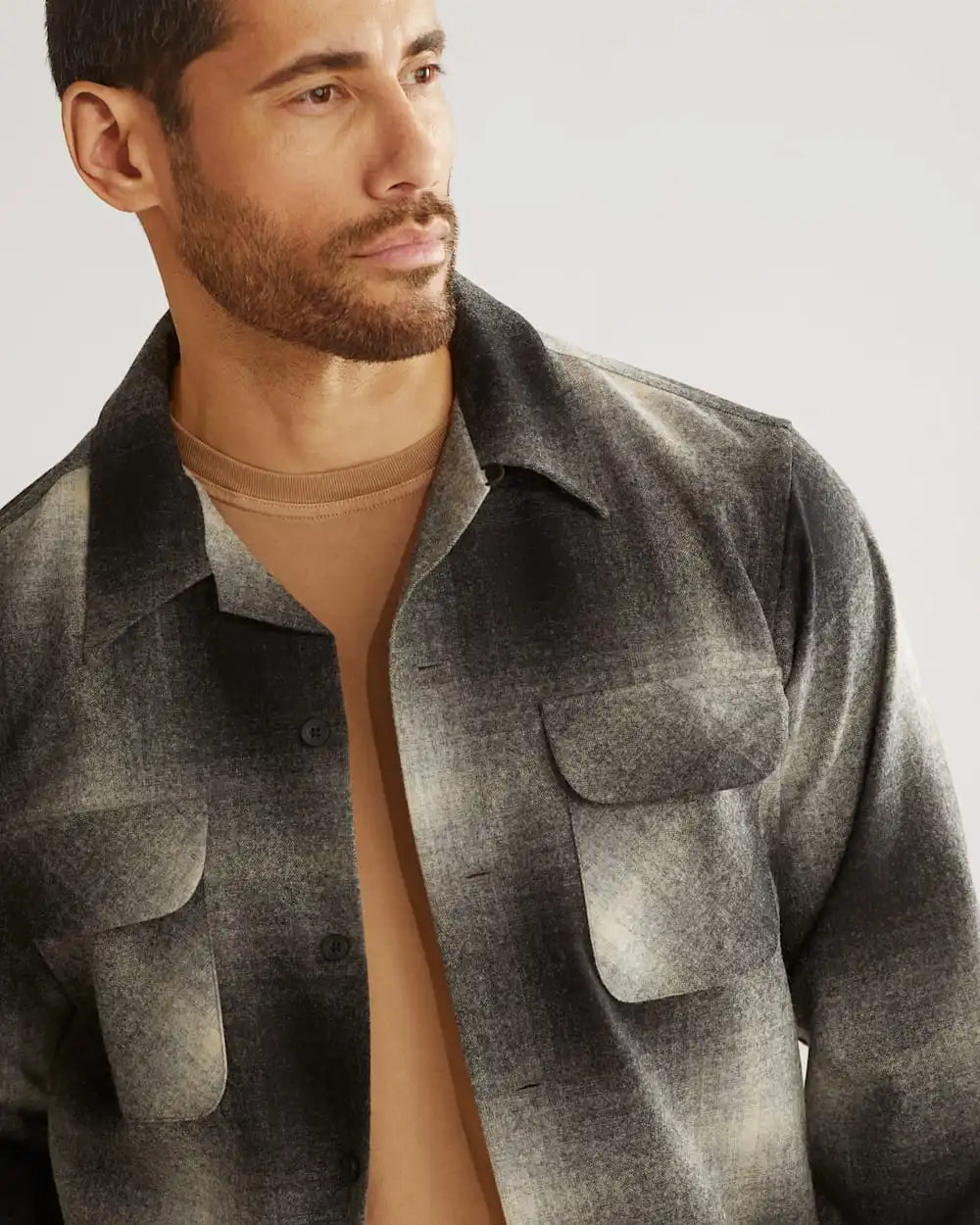 MEN'S PLAID BOARD SHIRT