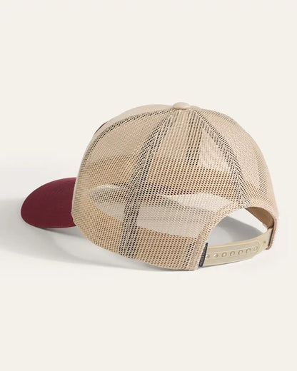 ADVENTURE LOGO FIVE PANEL TRUCKER HAT