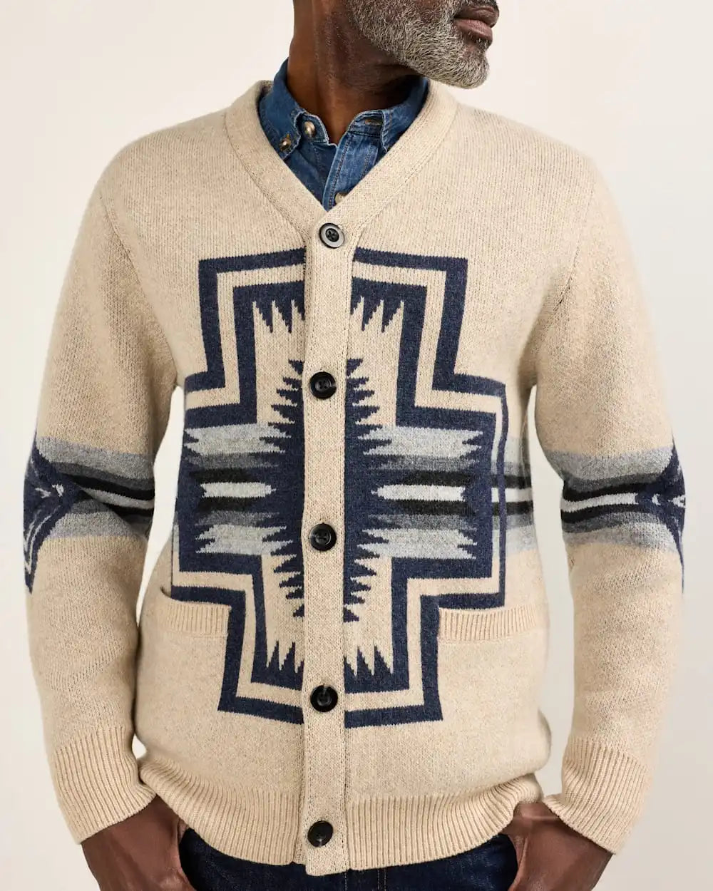 MEN'S HARDING LAMBSWOOL CARDIGAN