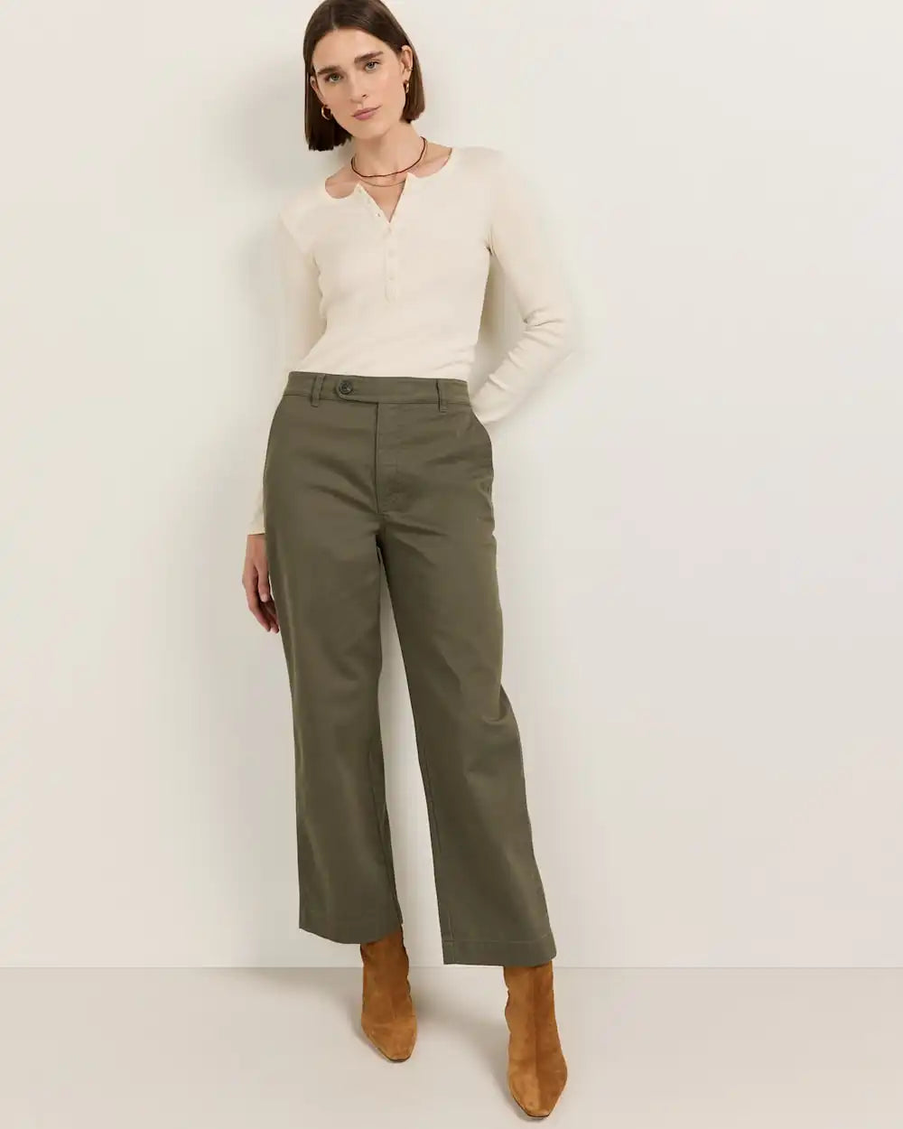 WOMEN'S COTTON CHORE PANTS