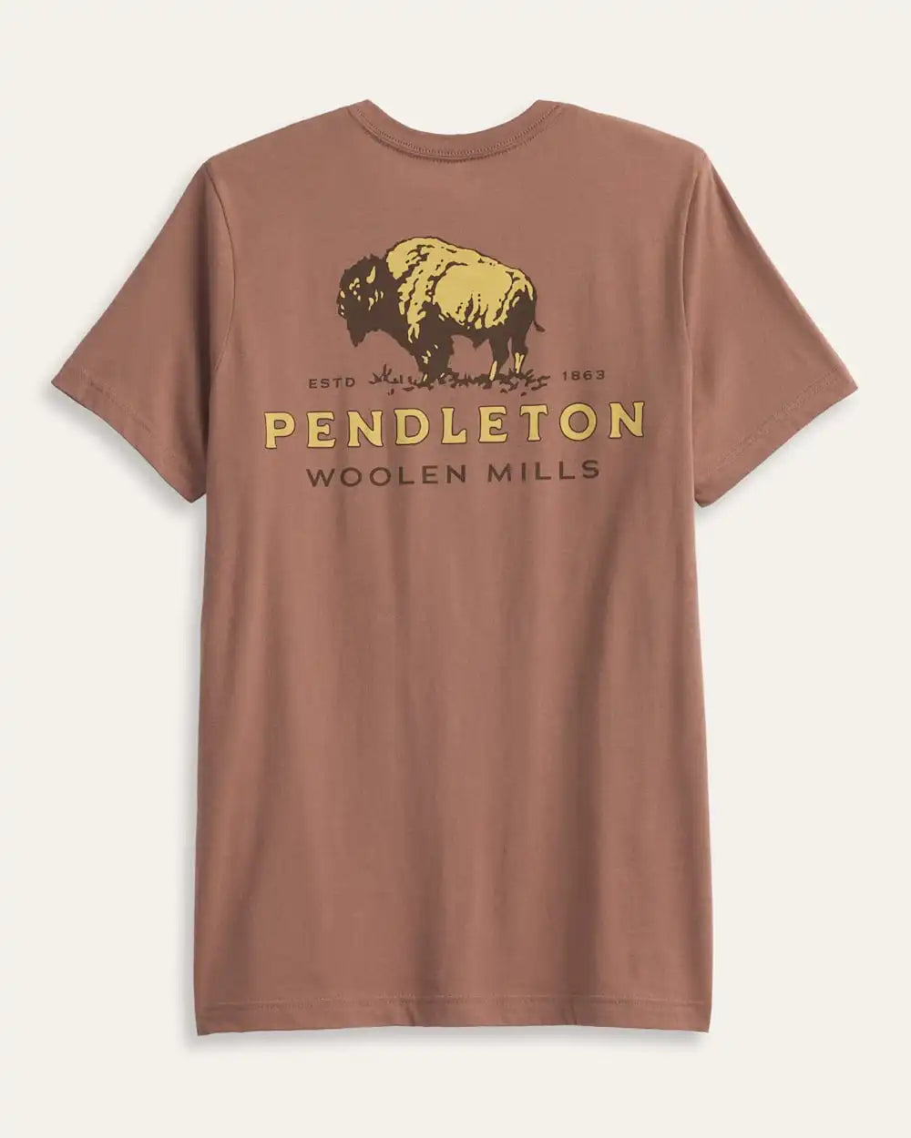 MEN'S SHORT-SLEEVE VINTAGE BISON GRAPHIC TEE