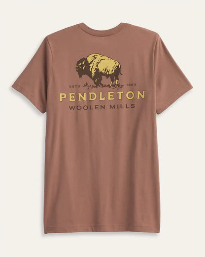 MEN'S SHORT-SLEEVE VINTAGE BISON GRAPHIC TEE