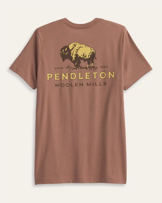 MEN'S SHORT-SLEEVE VINTAGE BISON GRAPHIC TEE