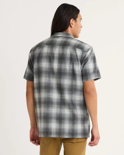 MEN'S SHORT-SLEEVE PLAID BOARD SHIRT