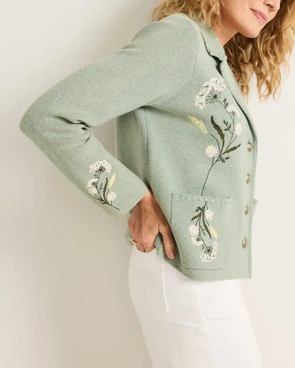 WOMEN'S FLORAL SOUVENIR CARDIGAN