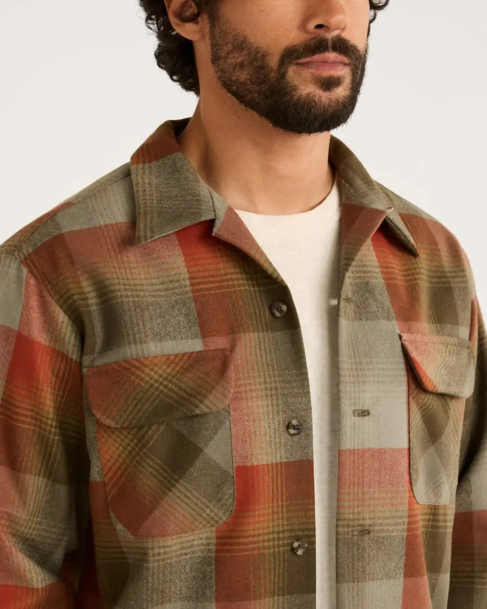 MEN'S PLAID BOARD SHIRT