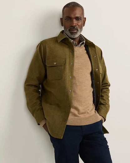 MEN'S QUILTED WOOL CPO JACKET