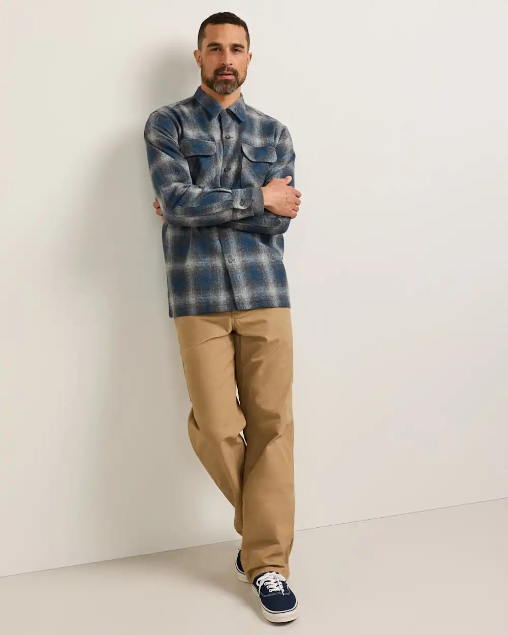MEN'S PLAID BOARD SHIRT