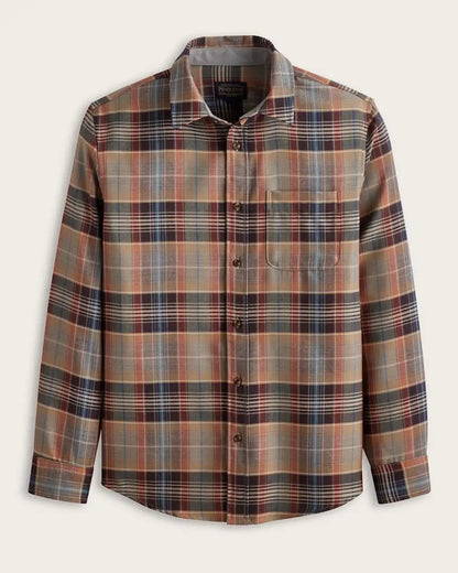 MEN'S MEN'S PLAID MERINO LODGE SHIRT
